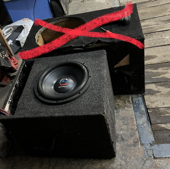 Короб для сабвуфера 12"