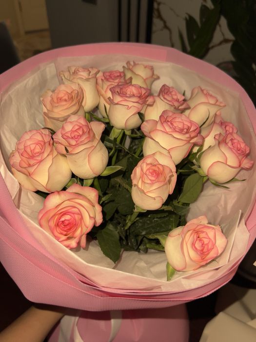 Роза цветы 15 шт