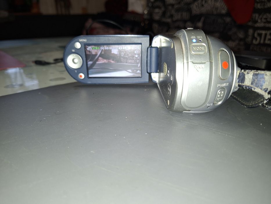 Samsung VP-MX20,  camcorder card SD, baterie bună,  încărcător