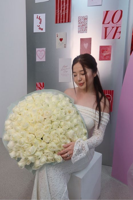 Голландские розы 101 шт