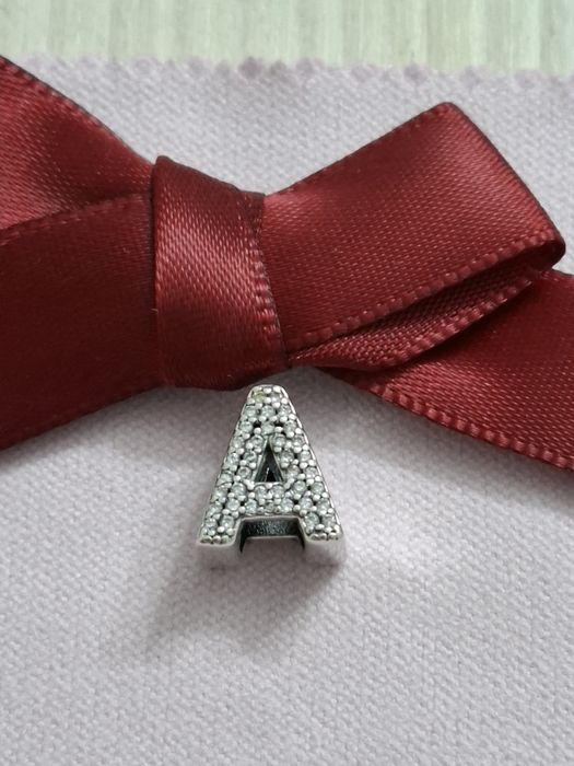 Pandantiv argint nou litera A