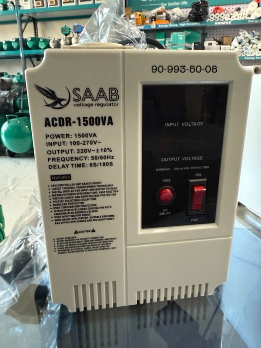 Стабилизатор напряжения SAAB ACDR2000 Вт 220В 2 кВт ГАРАНТИЙНЫЙ реле