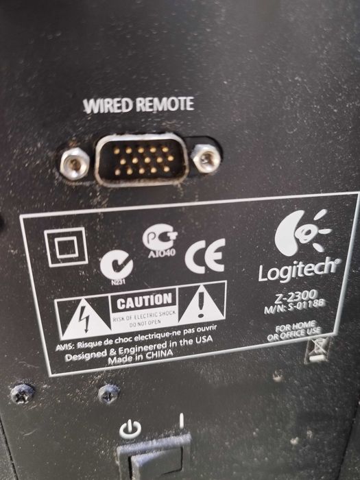 Logitech z-2300 работещ пълен комплект