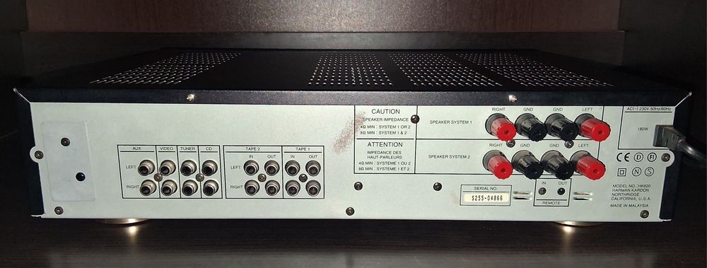 Vând amplificator harman/ kardon HK620 perfect funcțional