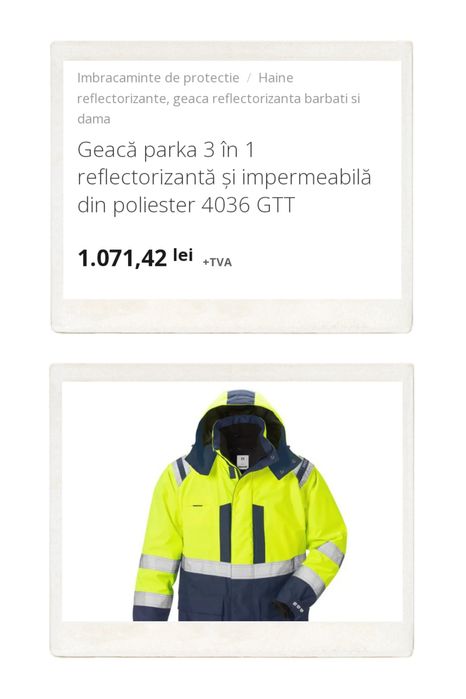 Geaca reflectorizanta parka 3 in 1 Fristads