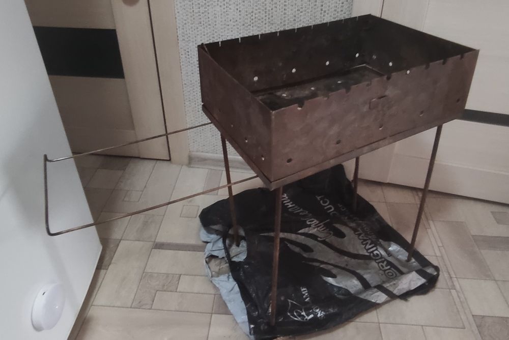 Мангал разборный нержавейка