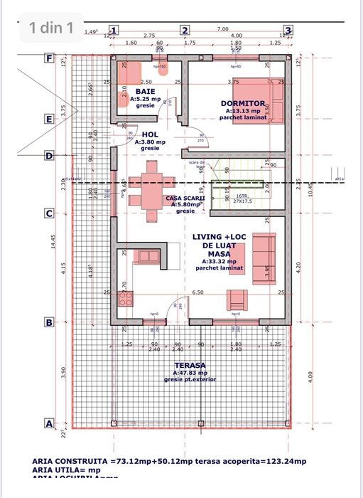 Teren suncuius cu proiect