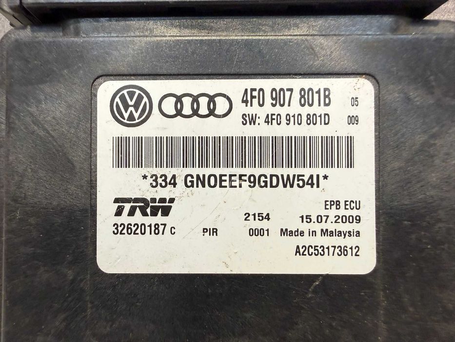 Modul frână de mana EPB Audi A6 S6 C6 4F 4F0907801B 2009 / [2004-2011] / (5B3)