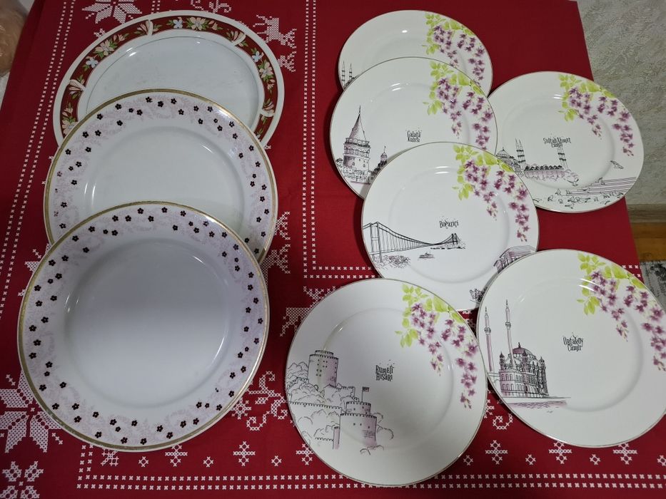 Тарелки (пр-во Турция, Чехословакия).