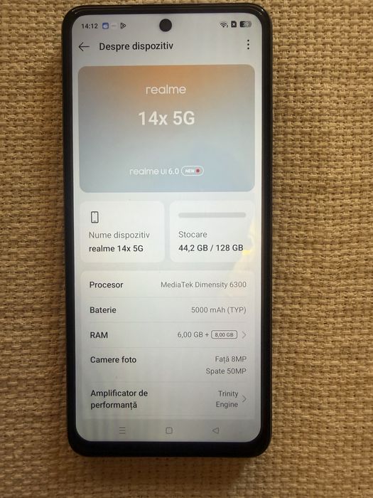 Realme 14X 5G, DE VANZARE!