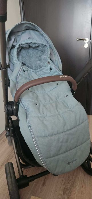 Cybex Balios S Lux + зимно чувалче Cybex Gold Sky Blue