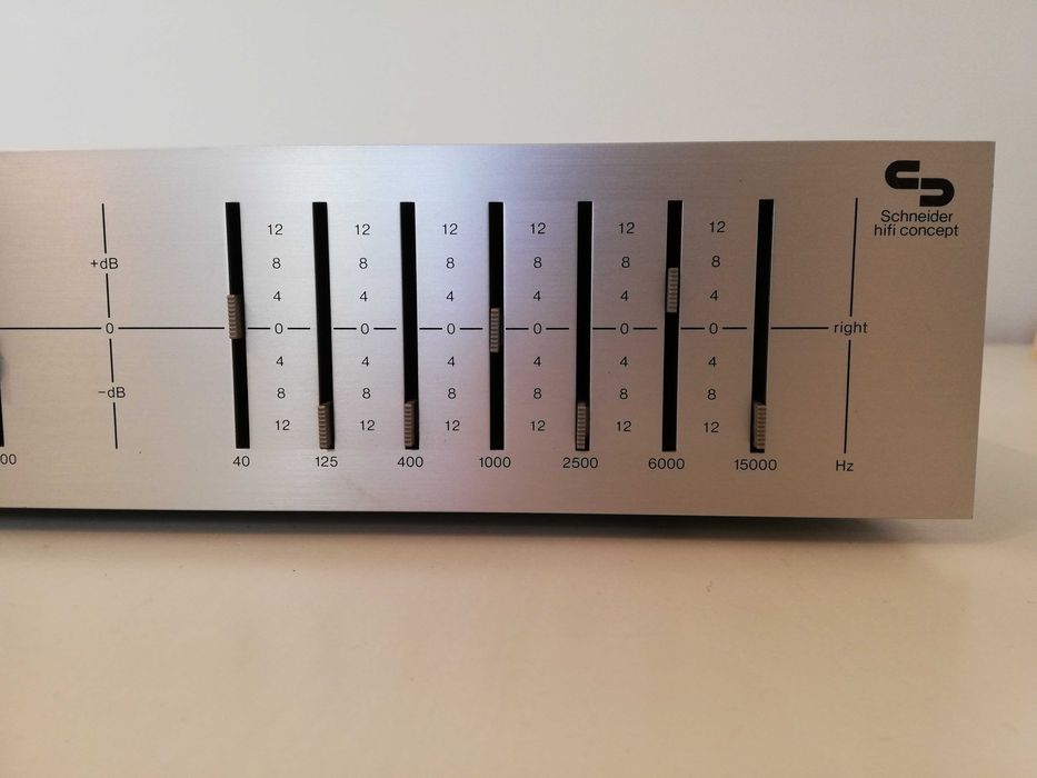 Graphic Equalizer SCHNEIDER TEAM 6051 - 7 Band /made in RFG/Impecabil