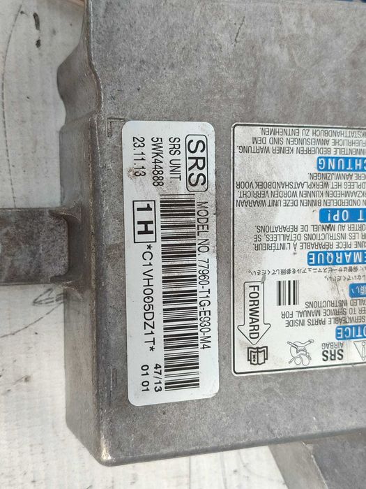 Calculator airbag Honda CR-V 2014 1.6 Diesel 88kW SUV (2013-2016) Cod:77960-T1G-E930-M4 (5F3)