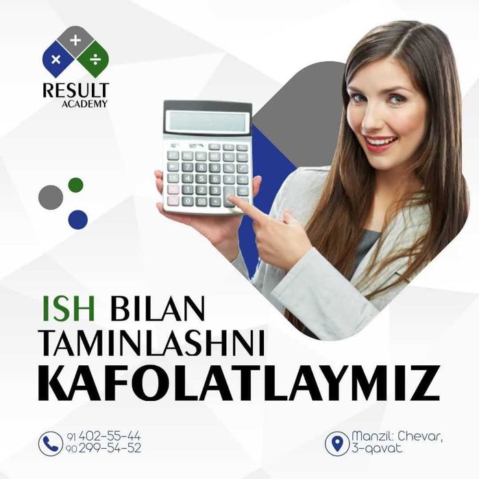 Buxgalteriya kurslari 0 dan balansgacha
