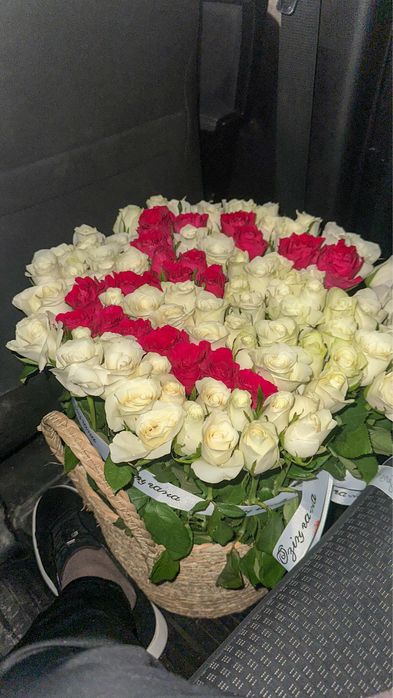 Букет цветов 101 роза