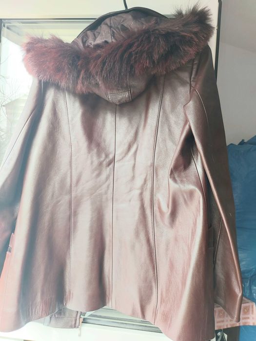 Jacheta/haina din piele pentru dama eleganta