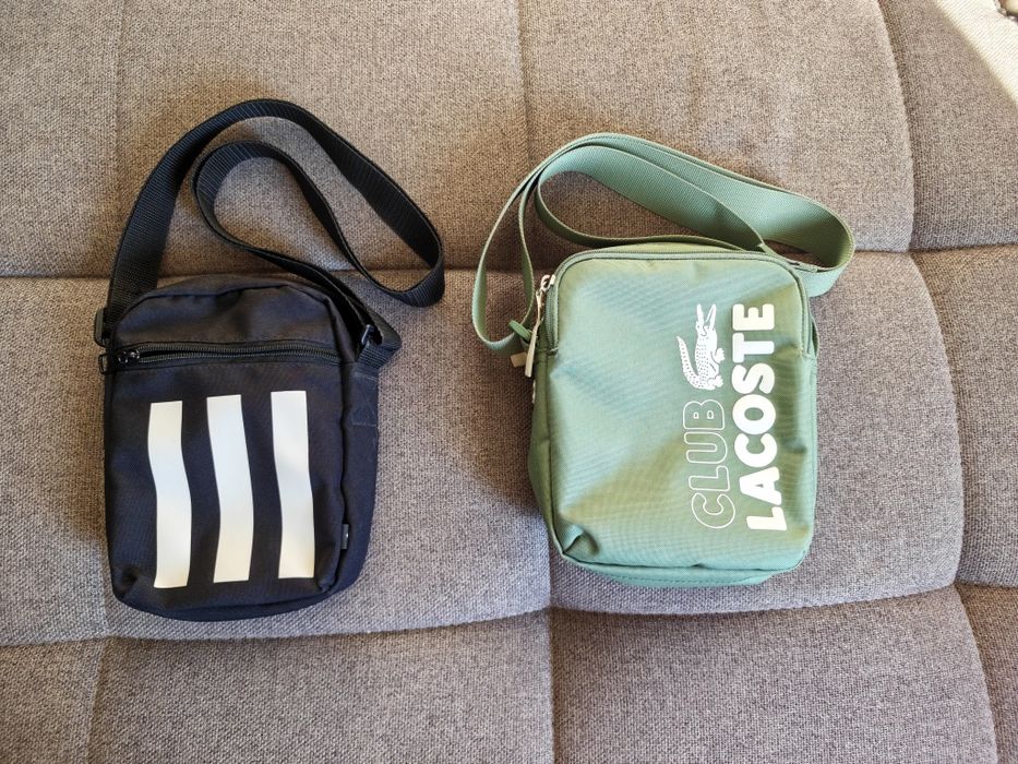 Чанти LACOSTE и Adidas