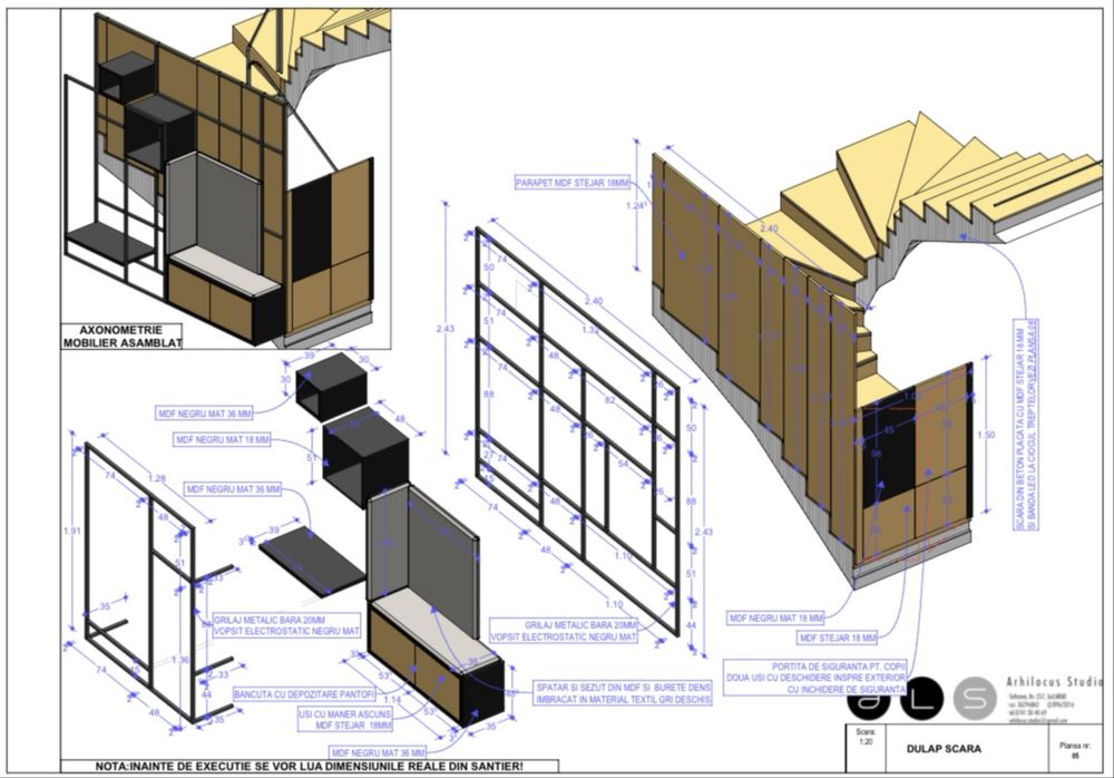 Arhitectură.Proiecte de casă.Design de interior.Autorizare completă.