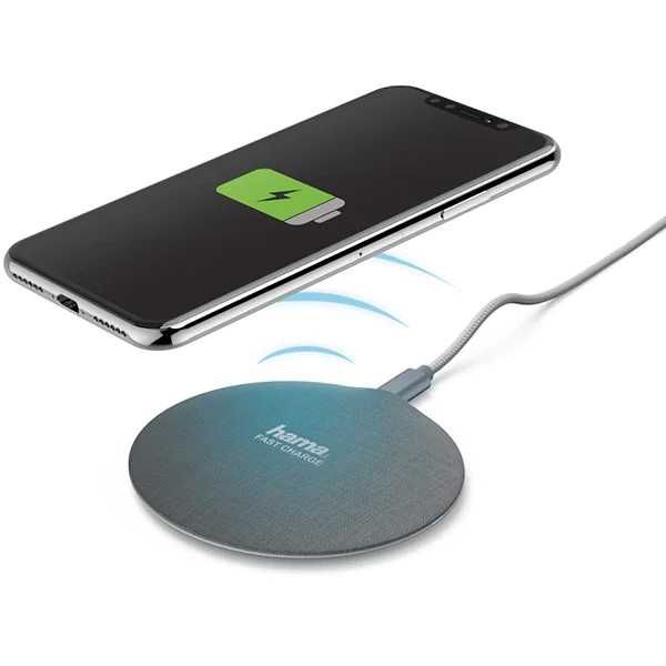 Incarcator Wireless HAMA FC-10 Metal QI Fast Charge 10W Sigilat Nou