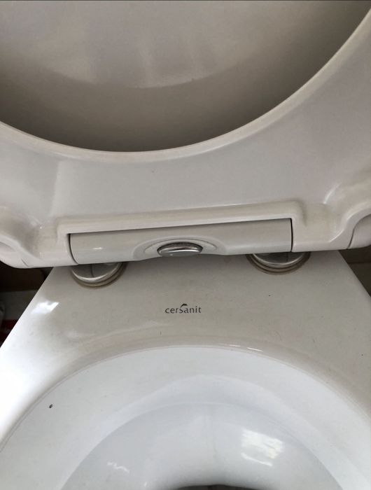Vas de toaletă cu capac  si bazin
