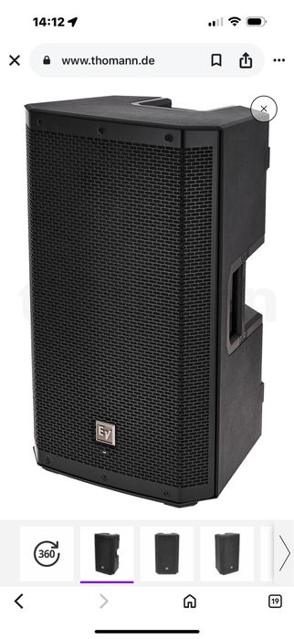 Ev zlx 12p bt. Active