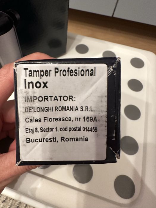 Tamper cafea macinata Delonghi, diametru 51 mm