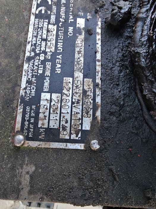 Miniexcavator takeuchi tb 228 2011 2.8 t  jcb yanmar kubota