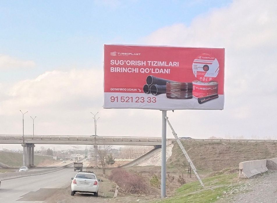 Jizzaxda bilbordlarda reklama//led ekranlarda reklama//tashqi reklama