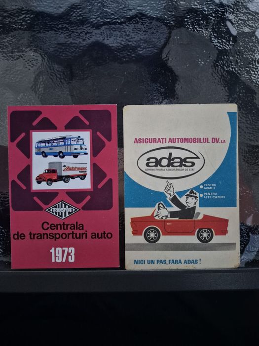 Vand colectie 500 minicalendare buzunar, anii 50-90