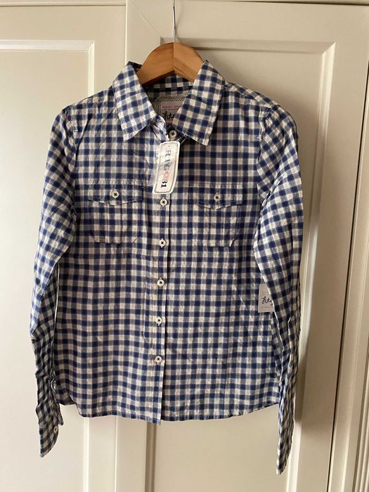 Детска Маркова Риза каре за момиче 116см.