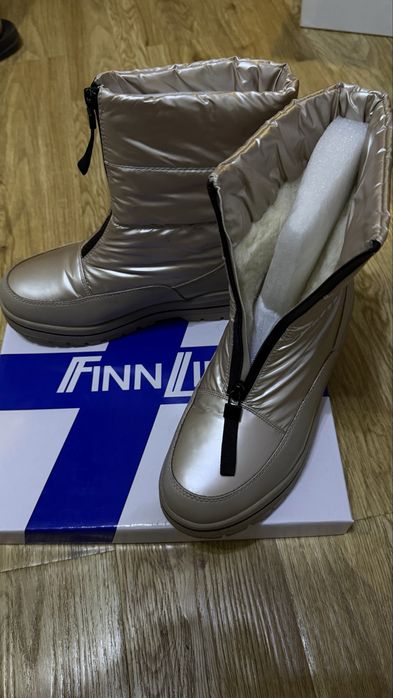 Ботинки зимние кожа/шерсть 39