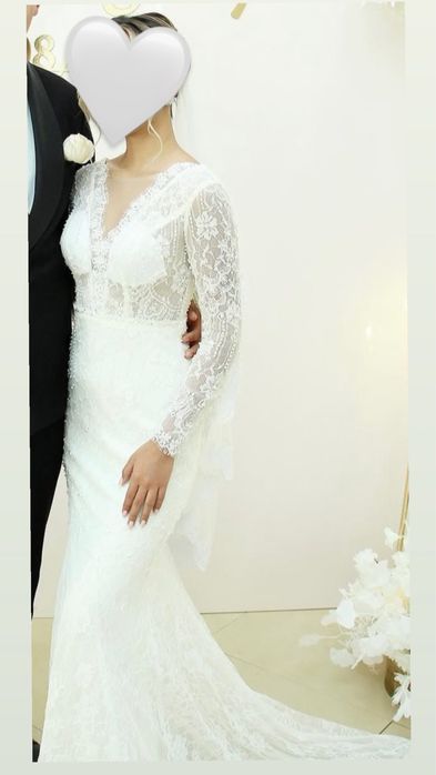 Свадебное платье рыбка