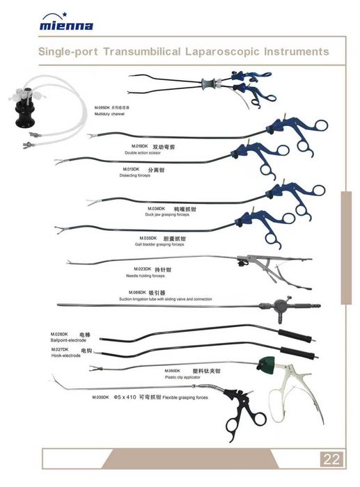 Транс Пупочные хирургические инструменты для однопортовой хирургии