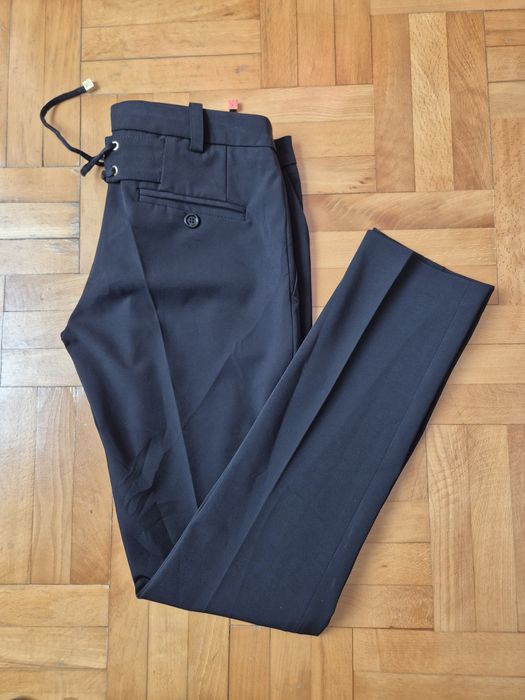 Pantaloni lux Elisabetta Franchi, Eleganți, Made in Italy, Damă - 40