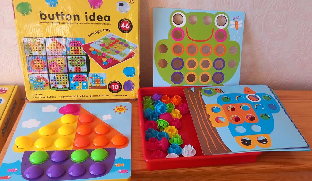 Дървени образователни играчки - пъзели, сортери