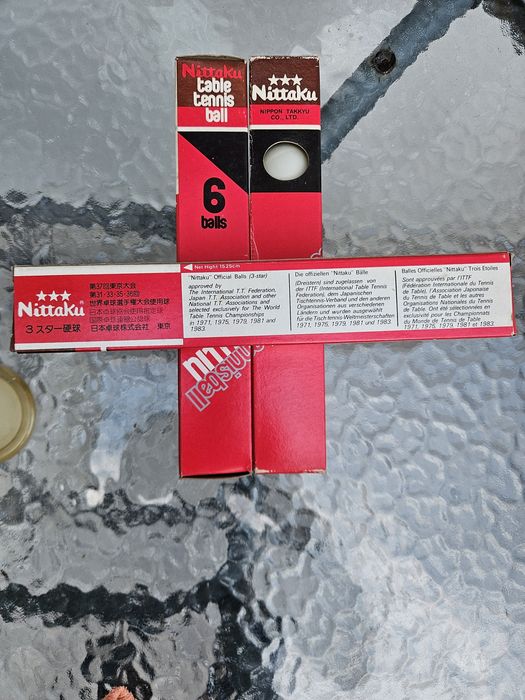 Mingi tenis Nittaku Premium 3 stele (set de 6buc)