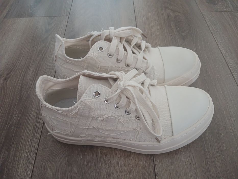 Кеды Rick Owens белые