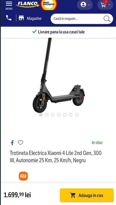 Trotineta electrica Xiaomi 4