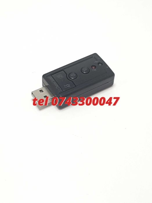 Surround USB Dispozitiv 7.1 Prin Placa