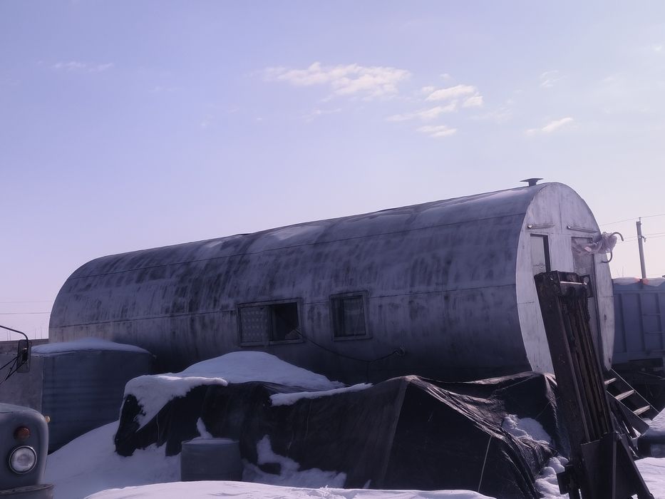 Вагончик утепленый бочка