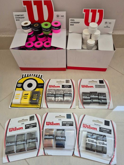 Покривни грипове за тенис/бадминтон/, гумени пръстени и антивибратори