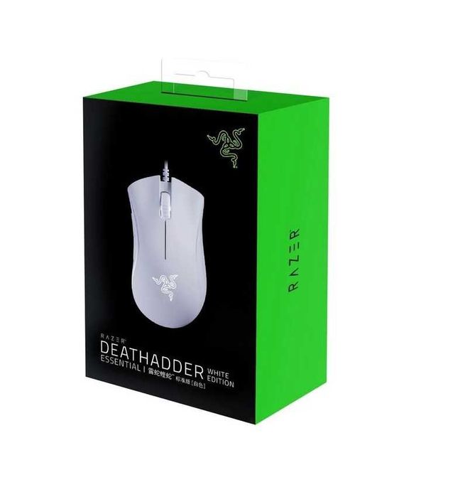 } Мышь игровая Razer DeathAdder Essential Ed. USB RGB White