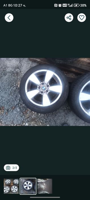 Продавам оригинални джанти за BMW 17