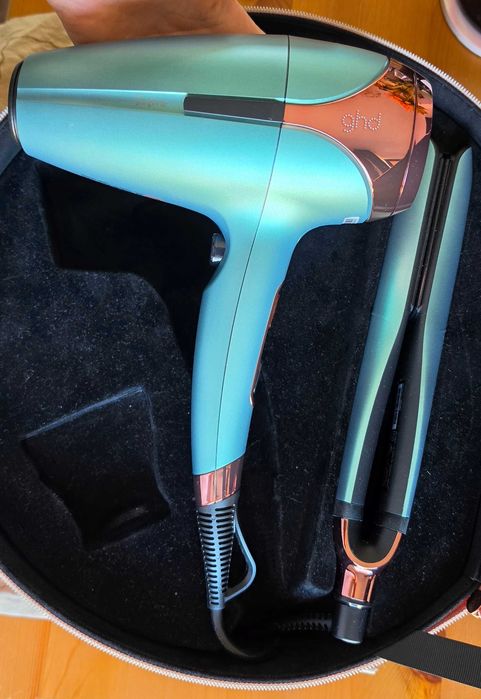 Сет преса и сешоар GHD Limited edition Pamela Reif