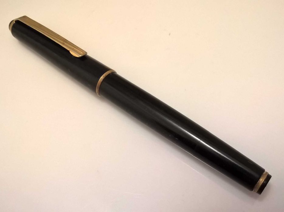 Kaweco 21 F stilou cu piston colectie 1935 celuloid functional penita originala 14c gold 585 model rar
