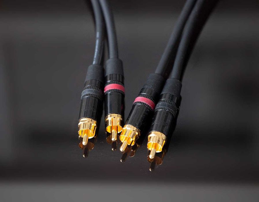 Качествен стерео аудио кабел интерконект RCA чинч PROEL / REAN чинчове