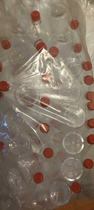 Livrare gratuita! Bax 50 sticle PET 1l 1 litru cu capac 28mm