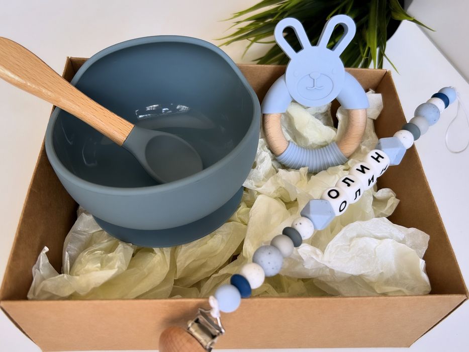 Силиконов клипс / държач за биберон