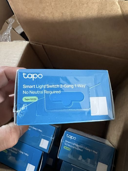 TP-Link Tapo S210 / S220 Smart Switch Noi Sigilate Fără Nul