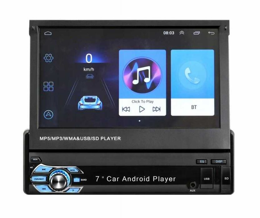 Мултимедия/Навигация-Android, 1 DIN/7 inch/GPS/Touch Screen с Камера.